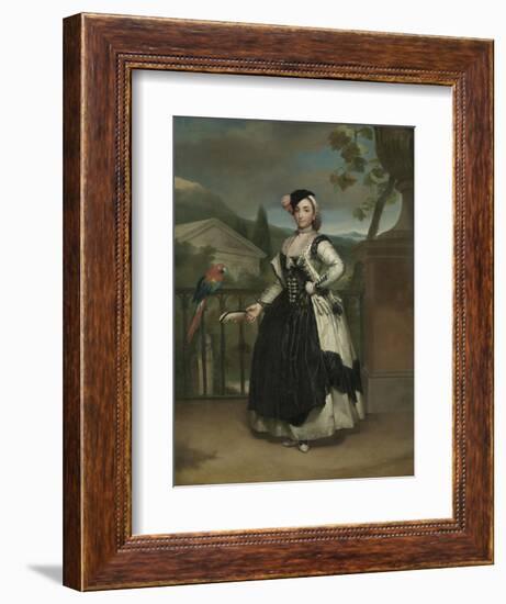 Portrait of Isabel Parreno Arce And, Marquesa De Llano, C.1771-2-Anton Raphael Mengs-Framed Giclee Print