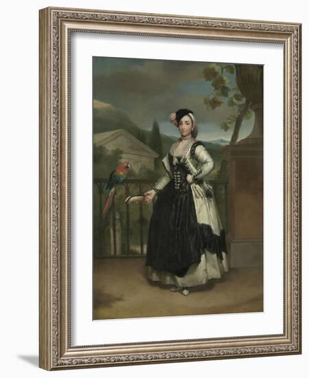 Portrait of Isabel Parreno Arce And, Marquesa De Llano, C.1771-2-Anton Raphael Mengs-Framed Giclee Print
