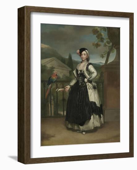 Portrait of Isabel Parreno Arce And, Marquesa De Llano, C.1771-2-Anton Raphael Mengs-Framed Giclee Print