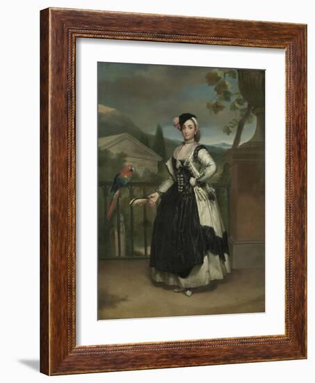 Portrait of Isabel Parreno Arce And, Marquesa De Llano, C.1771-2-Anton Raphael Mengs-Framed Giclee Print