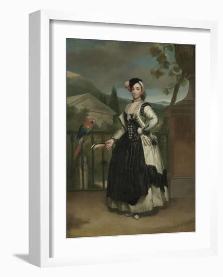 Portrait of Isabel Parreno Arce And, Marquesa De Llano, C.1771-2-Anton Raphael Mengs-Framed Giclee Print