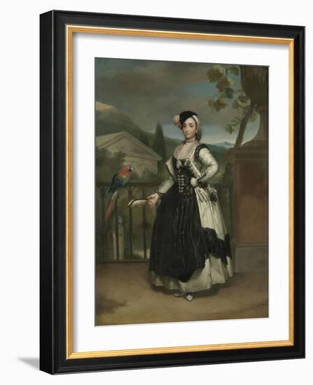 Portrait of Isabel Parreno Arce And, Marquesa De Llano, C.1771-2-Anton Raphael Mengs-Framed Giclee Print