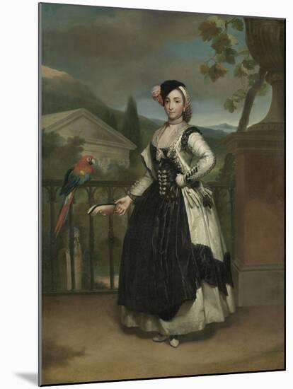 Portrait of Isabel Parreno Arce And, Marquesa De Llano, C.1771-2-Anton Raphael Mengs-Mounted Giclee Print