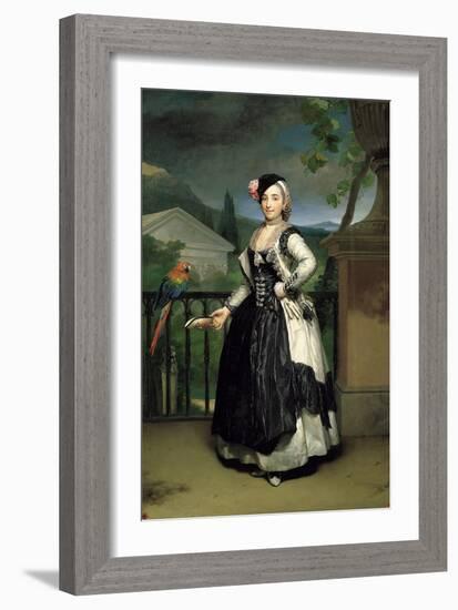 Portrait of Isabel Parreno Arce Ruiz De Alarcon Y Valdés, Marchioness of Llano-Anton Raphael Mengs-Framed Giclee Print