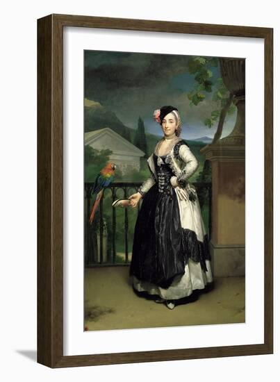 Portrait of Isabel Parreno Arce Ruiz De Alarcon Y Valdés, Marchioness of Llano-Anton Raphael Mengs-Framed Giclee Print