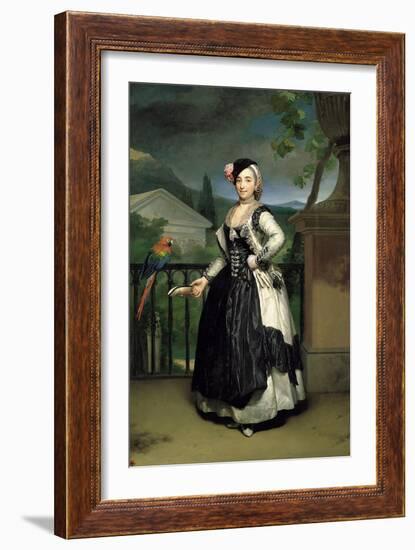 Portrait of Isabel Parreno Arce Ruiz De Alarcon Y Valdés, Marchioness of Llano-Anton Raphael Mengs-Framed Giclee Print