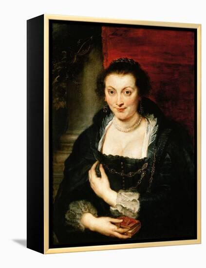 Portrait of Isabella Brandt, C. 1625-Peter Paul Rubens-Framed Premier Image Canvas