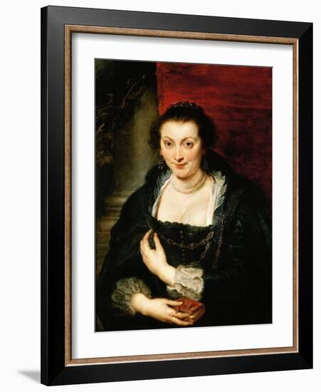 Portrait of Isabella Brandt, C. 1625-Peter Paul Rubens-Framed Giclee Print