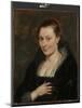 Portrait of Isabella Brant, C.1620-25 (Oil on Wood)-Peter Paul Rubens-Mounted Giclee Print