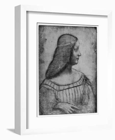 Portrait of Isabella D'Este, 1500-Leonardo da Vinci-Framed Giclee Print