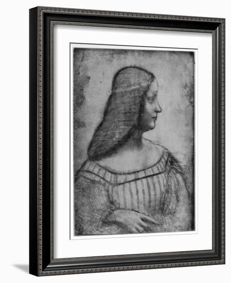 Portrait of Isabella D'Este, 1500-Leonardo da Vinci-Framed Giclee Print