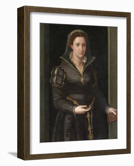 Portrait of Isabella de' Medici , c.1550-1565.-Italian School-Framed Giclee Print