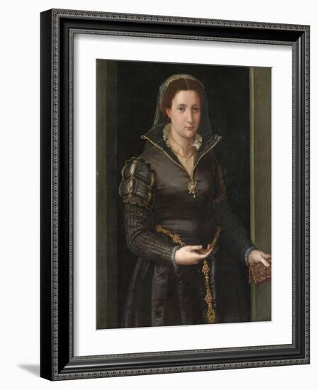 Portrait of Isabella de' Medici , c.1550-1565.-Italian School-Framed Giclee Print