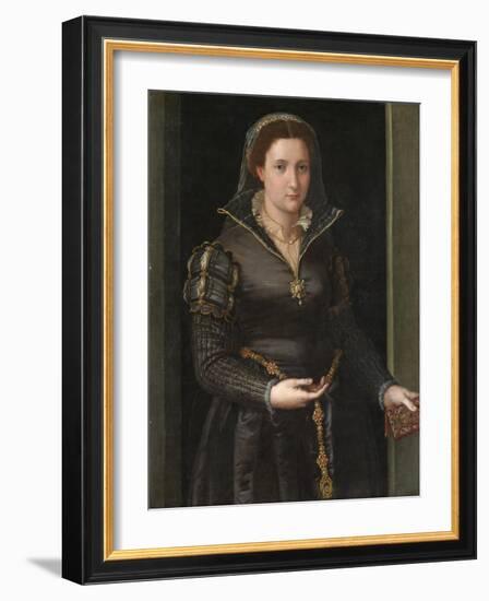 Portrait of Isabella de' Medici , c.1550-1565.-Italian School-Framed Giclee Print