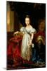 Portrait of Isabella II-Vicente Lopez y Portana-Mounted Giclee Print