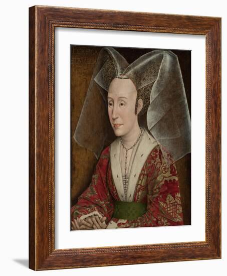 Portrait of Isabella of Portugal, C.1450-Rogier van der Weyden-Framed Giclee Print