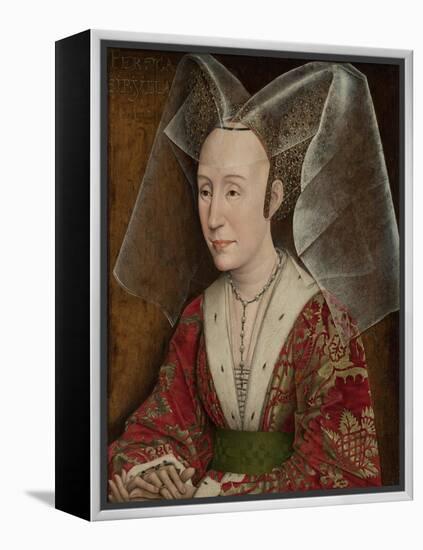 Portrait of Isabella of Portugal, C.1450-Rogier van der Weyden-Framed Premier Image Canvas