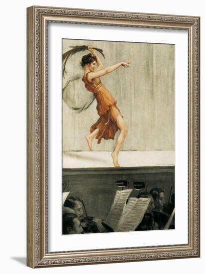 Portrait of Isadora Duncan-Auguste Francois Gorguet-Framed Art Print