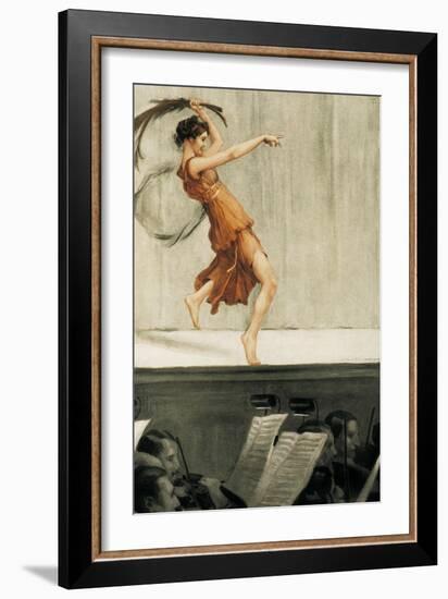 Portrait of Isadora Duncan-Auguste Francois Gorguet-Framed Premium Giclee Print