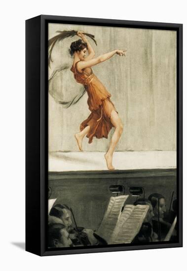 Portrait of Isadora Duncan-Auguste Francois Gorguet-Framed Stretched Canvas