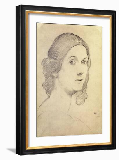 Portrait of Isadora Duncan-Leon Bakst-Framed Giclee Print