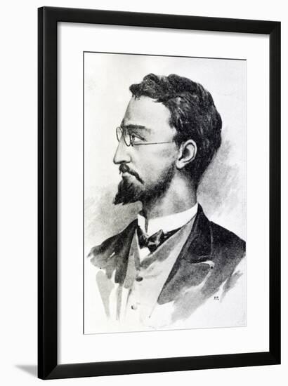 Portrait of Italian Anarchist Michele Angiolillo Lombardi-null-Framed Giclee Print