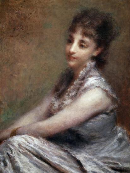 Portrait of Italian Countess Arrivabene by Daniele Ranzoni Giclee Print ...