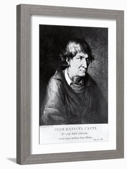 Portrait of Italian Poet and Writer, Giovan Battista-Francesco Solimena-Framed Giclee Print