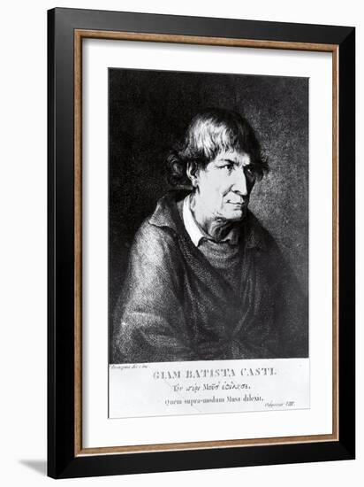 Portrait of Italian Poet and Writer, Giovan Battista-Francesco Solimena-Framed Giclee Print