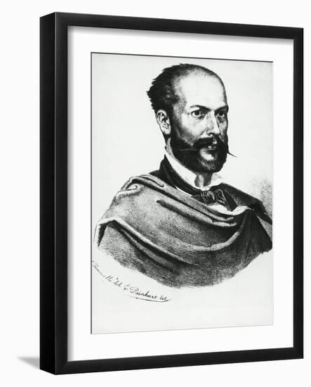 Portrait of Italian Poet, Arnaldo Fusinato-Tommaso Masaccio-Framed Giclee Print