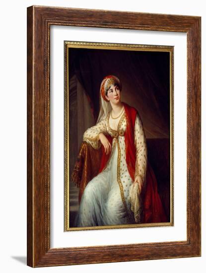 Portrait of Italian Singer Giuseppina Grassini (1773-1850), 1804 (Oil on Canvas)-Elisabeth Louise Vigee-LeBrun-Framed Giclee Print