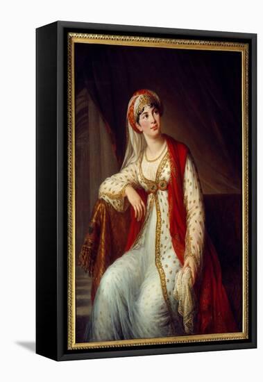 Portrait of Italian Singer Giuseppina Grassini (1773-1850), 1804 (Oil on Canvas)-Elisabeth Louise Vigee-LeBrun-Framed Premier Image Canvas