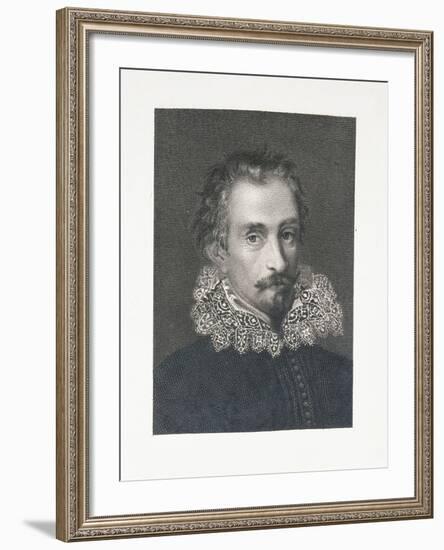 Portrait of Italian Writer Alessandro Tassoni-null-Framed Giclee Print