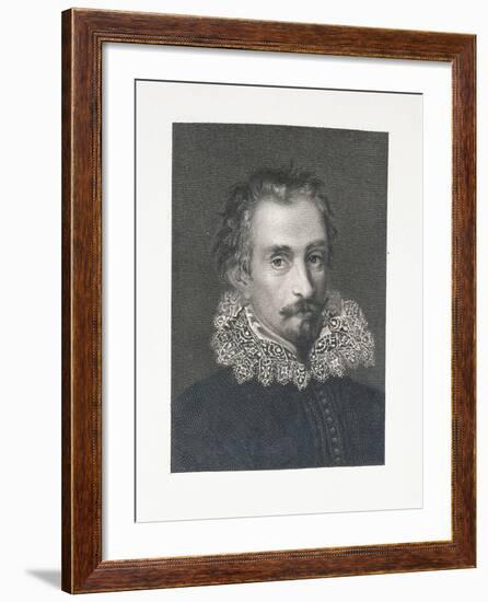 Portrait of Italian Writer Alessandro Tassoni-null-Framed Giclee Print