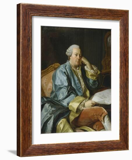 Portrait of Ivan Ivanovich Betskoi (1704-179), 1770S-Alexander Roslin-Framed Giclee Print