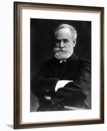 Portrait of Ivan Pavlov, Russian Physiologist and Experimental Psychologist-null-Framed Premium Photographic Print