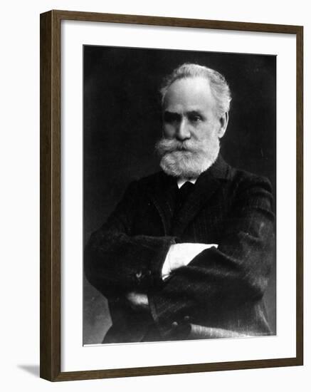 Portrait of Ivan Pavlov, Russian Physiologist and Experimental Psychologist-null-Framed Premium Photographic Print