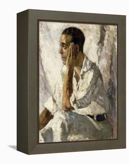 Portrait of J.A. Gandarillas, 1922-Christopher Wood-Framed Premier Image Canvas