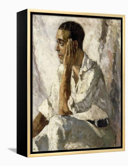 Portrait of J.A. Gandarillas, 1922-Christopher Wood-Framed Premier Image Canvas