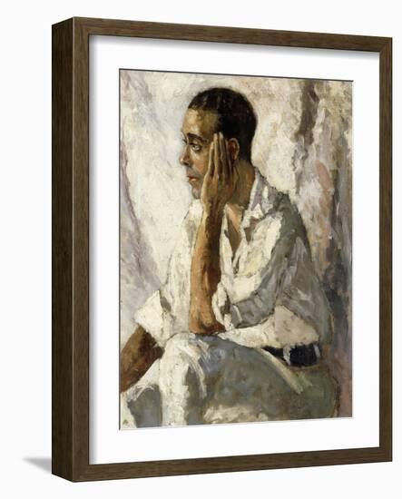 Portrait of J.A. Gandarillas, 1922-Christopher Wood-Framed Giclee Print