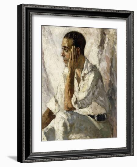 Portrait of J.A. Gandarillas-Christopher Wood-Framed Giclee Print