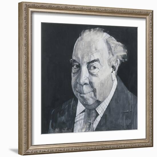 Portrait of J.B. Priestley, illustration for 'The Listener', 1970s-Barry Fantoni-Framed Giclee Print