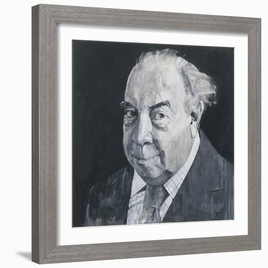 Portrait of J.B. Priestley, illustration for 'The Listener', 1970s-Barry Fantoni-Framed Giclee Print