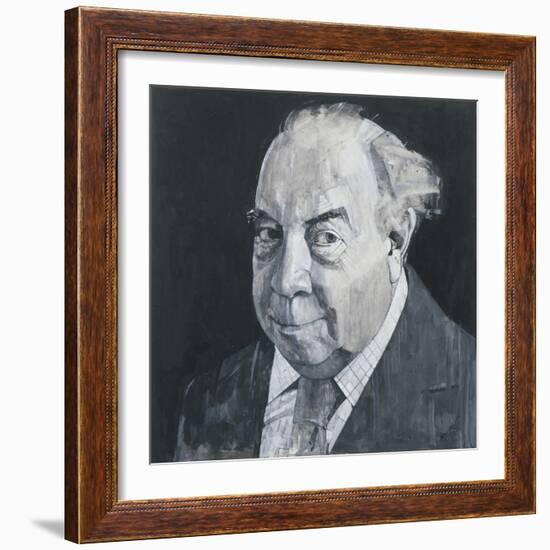 Portrait of J.B. Priestley, illustration for 'The Listener', 1970s-Barry Fantoni-Framed Giclee Print