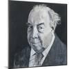 Portrait of J.B. Priestley, illustration for 'The Listener', 1970s-Barry Fantoni-Mounted Giclee Print