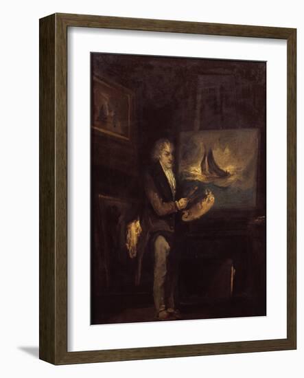 Portrait of J.M.W. Turner, R.A.-John Thomas Smith-Framed Giclee Print