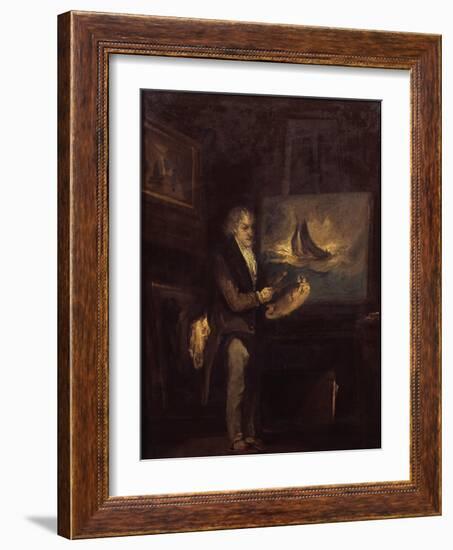 Portrait of J.M.W. Turner, R.A.-John Thomas Smith-Framed Giclee Print