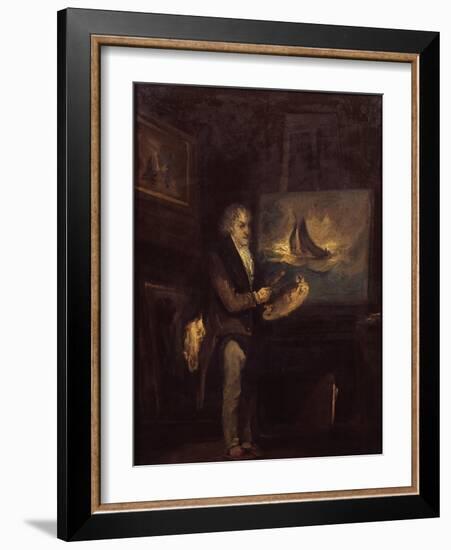 Portrait of J.M.W. Turner, R.A.-John Thomas Smith-Framed Giclee Print