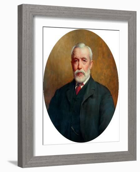 Portrait of J.Whiteley Ward MP, c.1910-John William Brooke-Framed Giclee Print