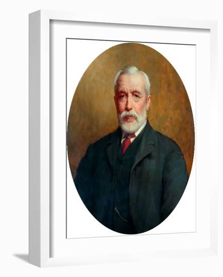 Portrait of J.Whiteley Ward MP, c.1910-John William Brooke-Framed Giclee Print